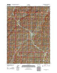 Cooper Ridge NE Wyoming Historical topographic map, 1:24000 scale, 7.5 X 7.5 Minute, Year 2012