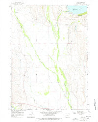 Cora Wyoming Historical topographic map, 1:24000 scale, 7.5 X 7.5 Minute, Year 1964