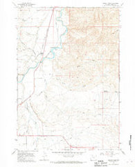 Corbett Dam Wyoming Historical topographic map, 1:24000 scale, 7.5 X 7.5 Minute, Year 1966