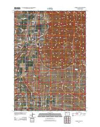 Corbett Dam Wyoming Historical topographic map, 1:24000 scale, 7.5 X 7.5 Minute, Year 2012