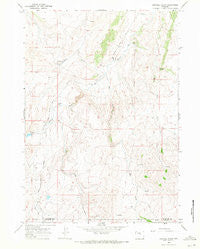 Cornell Gulch Wyoming Historical topographic map, 1:24000 scale, 7.5 X 7.5 Minute, Year 1967