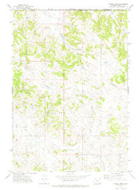 Corral Creek Wyoming Historical topographic map, 1:24000 scale, 7.5 X 7.5 Minute, Year 1971