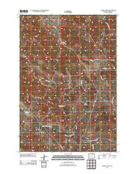 Corral Creek Wyoming Historical topographic map, 1:24000 scale, 7.5 X 7.5 Minute, Year 2012