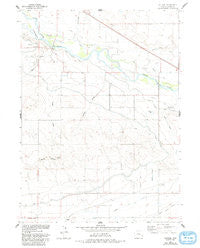 Cottier Wyoming Historical topographic map, 1:24000 scale, 7.5 X 7.5 Minute, Year 1960