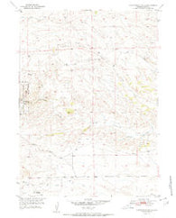 Cottonwood Falls Wyoming Historical topographic map, 1:24000 scale, 7.5 X 7.5 Minute, Year 1951