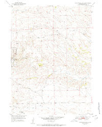 Cottonwood Falls Wyoming Historical topographic map, 1:24000 scale, 7.5 X 7.5 Minute, Year 1951