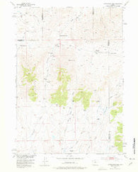 Cottonwood Pass Wyoming Historical topographic map, 1:24000 scale, 7.5 X 7.5 Minute, Year 1952