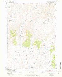 Cottonwood Pass Wyoming Historical topographic map, 1:24000 scale, 7.5 X 7.5 Minute, Year 1952