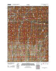 Cottonwood Pass Wyoming Historical topographic map, 1:24000 scale, 7.5 X 7.5 Minute, Year 2012