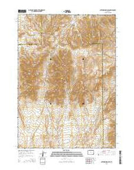 Cottonwood Pass Wyoming Current topographic map, 1:24000 scale, 7.5 X 7.5 Minute, Year 2015