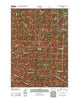 Cottonwood Peak Wyoming Historical topographic map, 1:24000 scale, 7.5 X 7.5 Minute, Year 2012