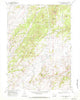 Cow Creek Mountain Wyoming Historical topographic map, 1:24000 scale, 7.5 X 7.5 Minute, Year 1968