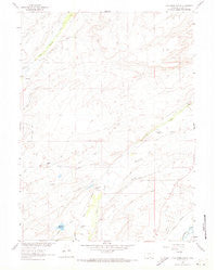 Cow Creek Ranch Wyoming Historical topographic map, 1:24000 scale, 7.5 X 7.5 Minute, Year 1961