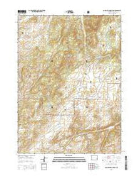 Cow Creek Mountain Wyoming Current topographic map, 1:24000 scale, 7.5 X 7.5 Minute, Year 2015