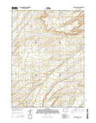 Cow Creek Ranch Wyoming Current topographic map, 1:24000 scale, 7.5 X 7.5 Minute, Year 2015