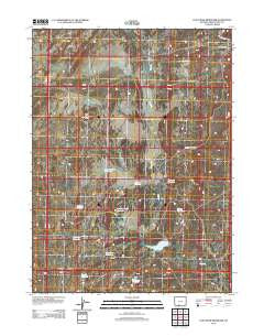 Cow Creek Reservoir Wyoming Historical topographic map, 1:24000 scale, 7.5 X 7.5 Minute, Year 2012