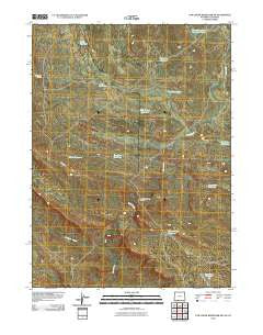 Cow Creek Reservoir SW Wyoming Historical topographic map, 1:24000 scale, 7.5 X 7.5 Minute, Year 2010