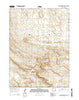 Cow Creek Reservoir SW Wyoming Current topographic map, 1:24000 scale, 7.5 X 7.5 Minute, Year 2015