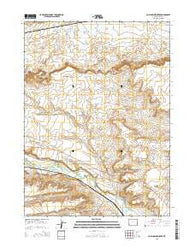 Cow Hollow Creek Wyoming Current topographic map, 1:24000 scale, 7.5 X 7.5 Minute, Year 2015