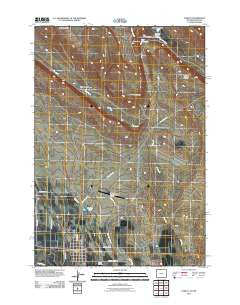 Cowley Wyoming Historical topographic map, 1:24000 scale, 7.5 X 7.5 Minute, Year 2011