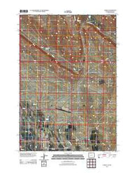 Cowley Wyoming Historical topographic map, 1:24000 scale, 7.5 X 7.5 Minute, Year 2012