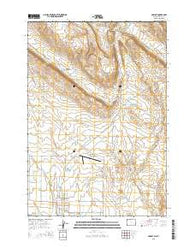 Cowley Wyoming Current topographic map, 1:24000 scale, 7.5 X 7.5 Minute, Year 2015
