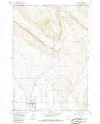 Cowley Wyoming Historical topographic map, 1:24000 scale, 7.5 X 7.5 Minute, Year 1966