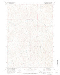 Coyer Reservoir Wyoming Historical topographic map, 1:24000 scale, 7.5 X 7.5 Minute, Year 1972