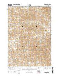 Coyer Reservoir Wyoming Current topographic map, 1:24000 scale, 7.5 X 7.5 Minute, Year 2015