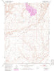 Coyote Springs Wyoming Historical topographic map, 1:24000 scale, 7.5 X 7.5 Minute, Year 1952