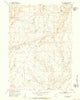 Coyote Springs Wyoming Historical topographic map, 1:24000 scale, 7.5 X 7.5 Minute, Year 1952