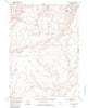 Coyote Springs Wyoming Historical topographic map, 1:24000 scale, 7.5 X 7.5 Minute, Year 1952