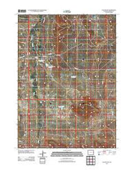 Coyote Gap Wyoming Historical topographic map, 1:24000 scale, 7.5 X 7.5 Minute, Year 2012
