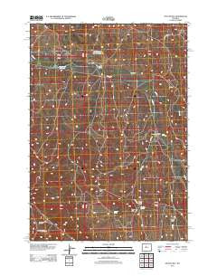 Coyote Hill Wyoming Historical topographic map, 1:24000 scale, 7.5 X 7.5 Minute, Year 2012