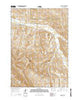 Coyote Hill Wyoming Current topographic map, 1:24000 scale, 7.5 X 7.5 Minute, Year 2015