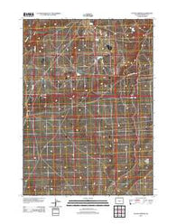 Coyote Springs Wyoming Historical topographic map, 1:24000 scale, 7.5 X 7.5 Minute, Year 2012