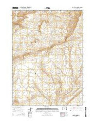 Coyote Springs Wyoming Current topographic map, 1:24000 scale, 7.5 X 7.5 Minute, Year 2015