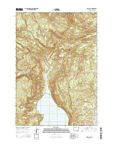 Craig Pass Wyoming Current topographic map, 1:24000 scale, 7.5 X 7.5 Minute, Year 2015