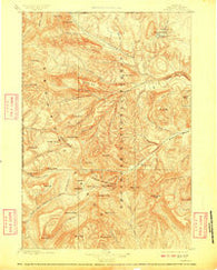 Crandall Wyoming Historical topographic map, 1:125000 scale, 30 X 30 Minute, Year 1899