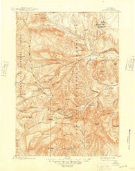 Crandall Wyoming Historical topographic map, 1:125000 scale, 30 X 30 Minute, Year 1899