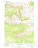 Crater Lake Wyoming Historical topographic map, 1:24000 scale, 7.5 X 7.5 Minute, Year 1968