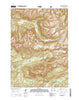 Crater Lake Wyoming Current topographic map, 1:24000 scale, 7.5 X 7.5 Minute, Year 2015