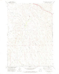 Crazy Woman Ranch Wyoming Historical topographic map, 1:24000 scale, 7.5 X 7.5 Minute, Year 1972