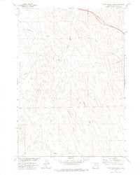 Crazy Woman Ranch Wyoming Historical topographic map, 1:24000 scale, 7.5 X 7.5 Minute, Year 1972