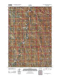 Crazy Woman Ranch Wyoming Historical topographic map, 1:24000 scale, 7.5 X 7.5 Minute, Year 2012