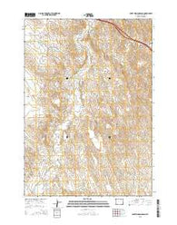 Crazy Woman Ranch Wyoming Current topographic map, 1:24000 scale, 7.5 X 7.5 Minute, Year 2015