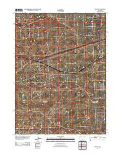 Creston Wyoming Historical topographic map, 1:24000 scale, 7.5 X 7.5 Minute, Year 2012