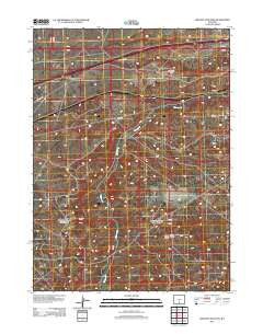 Creston Junction Wyoming Historical topographic map, 1:24000 scale, 7.5 X 7.5 Minute, Year 2012