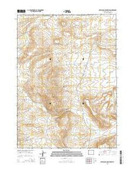 Cretaceous Mountain Wyoming Current topographic map, 1:24000 scale, 7.5 X 7.5 Minute, Year 2015