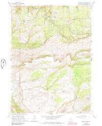 Crimson Dawn Wyoming Historical topographic map, 1:24000 scale, 7.5 X 7.5 Minute, Year 1960